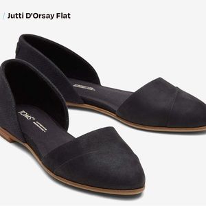 Tom's Jutti D'Orsay Flats